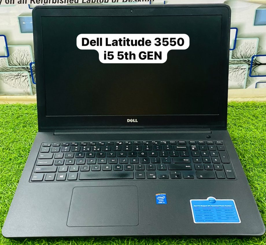 Dell Latitude 3550 I5 5th Gen 8 Gb Ram 256 Gb Ssd 4 Gb Graphics Screen - 15.6 Inch